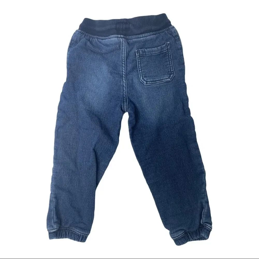 OshKosh 2t denim jeans pull on elastic waist